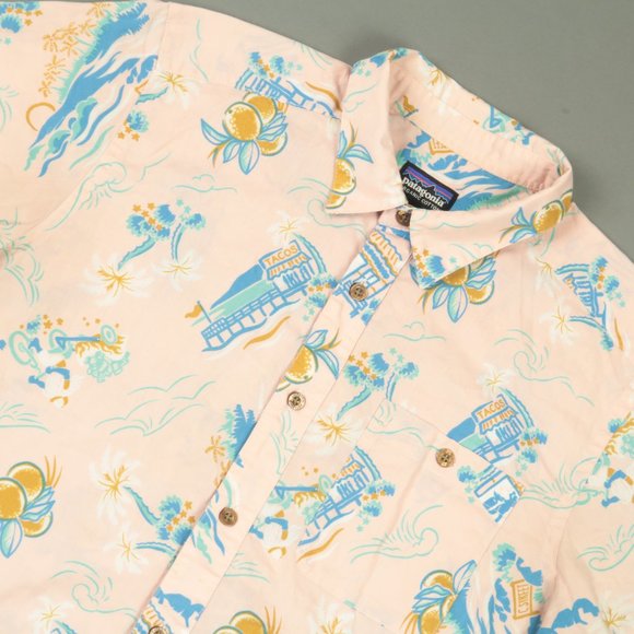 Patagonia Mens Shirt in Pink Size Small - Picture 1 of 6